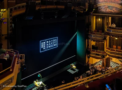 Belasco Theatre Balcony D21 view from seat photo