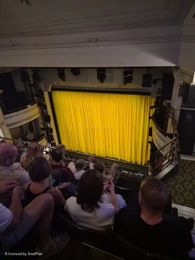 Fortune Theatre Upper Circle E18 view from seat photo