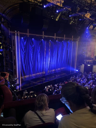 Lena Horne Theatre Front Mezzanine C23 view from seat photo