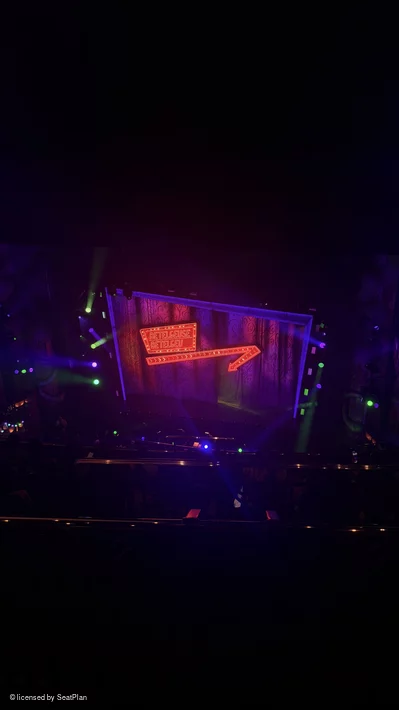 Prince Edward Theatre Grand Circle J5 view from seat photo