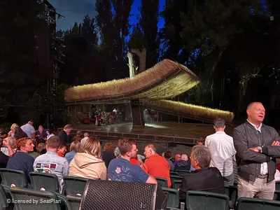 Regent's Park Open Air Theatre Upper Centre J32 view from seat photo