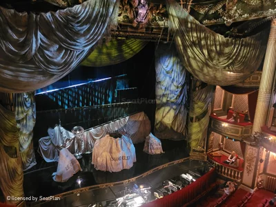 His Majesty's Theatre Grand Circle A29 view from seat photo