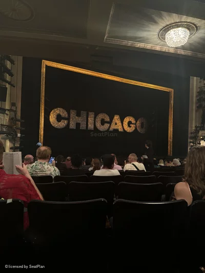 Ambassador Theatre Orchestra N13 view from seat photo