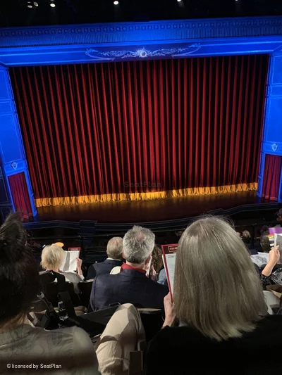 Studio 54 Theatre Front Mezzanine DD114 view from seat photo