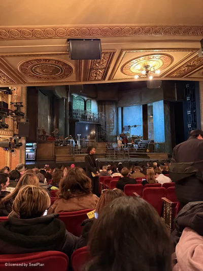 Walter Kerr Theatre Orchestra Q5 view from seat photo