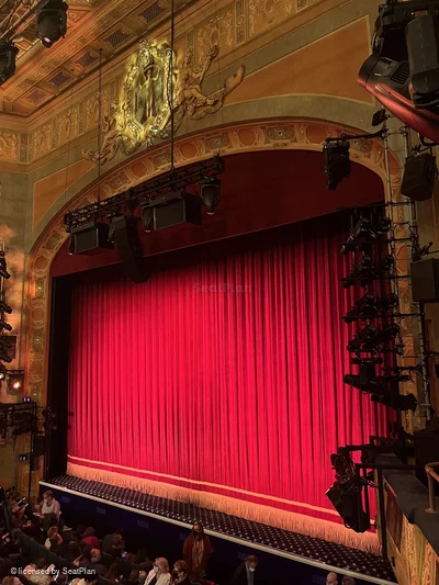 Shubert Theatre Mezzanine A20 view from seat photo