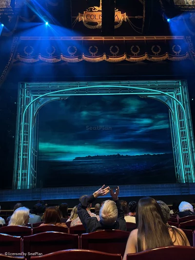 London Coliseum Stalls H25 view from seat photo