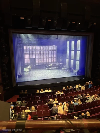 Prince Edward Theatre Dress Circle A29 view from seat photo