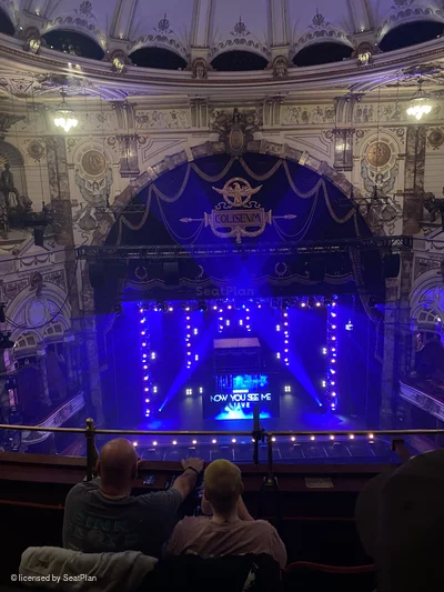London Coliseum Balcony D24 view from seat photo