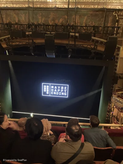 Belasco Theatre Balcony D112 view from seat photo