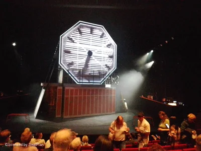 Hampstead Theatre Stalls H13 view from seat photo