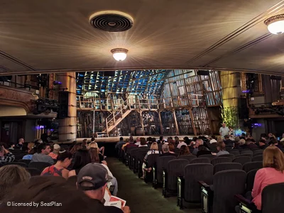 Nederlander Theatre Orchestra P1 view from seat photo