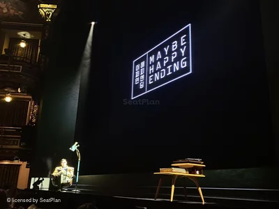 Belasco Theatre Orchestra D10 view from seat photo