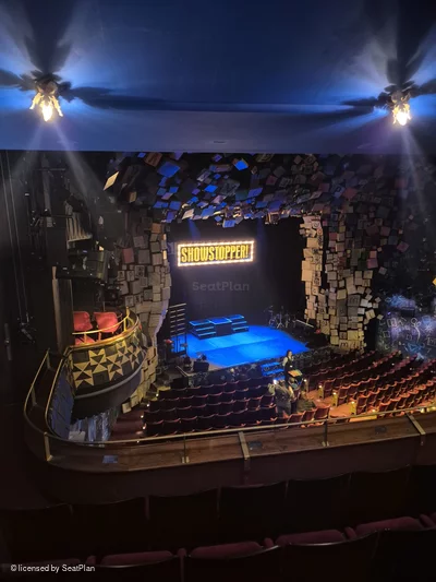 Cambridge Theatre Dress Circle E36 view from seat photo
