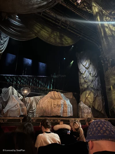 His Majesty's Theatre Stalls E29 view from seat photo