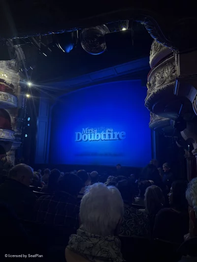 Shaftesbury Theatre Stalls P4 view from seat photo