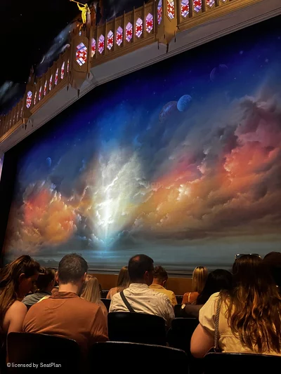 Prince of Wales Theatre Stalls E12 view from seat photo