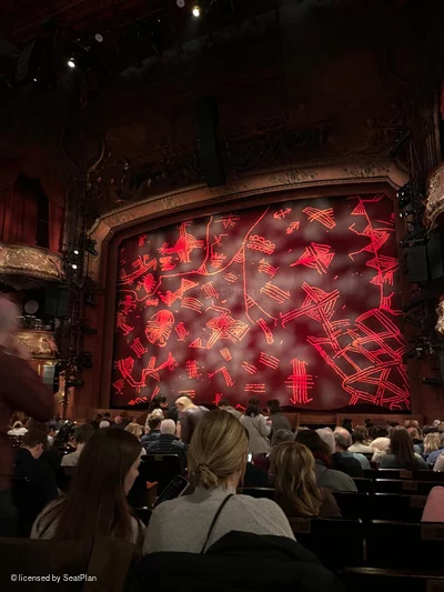 Lyceum Theatre Stalls R12 view from seat photo