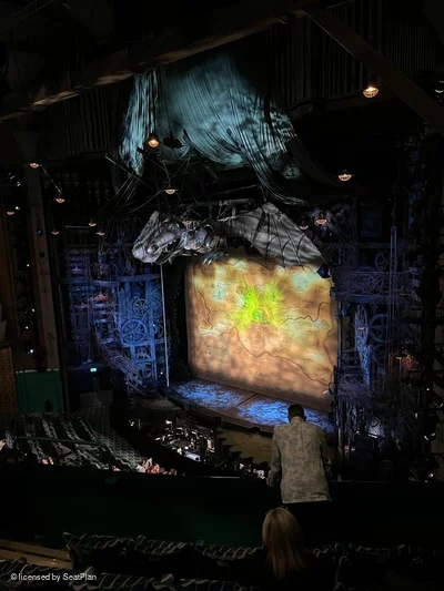 Apollo Victoria Theatre Dress Circle F3 view from seat photo