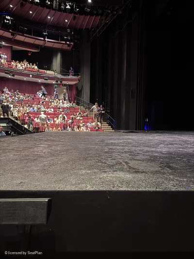 Vivian Beaumont Theater Orchestra C507 view from seat photo