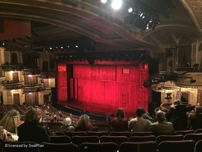 Winter Garden Theatre Mezzanine H22 view from seat photo