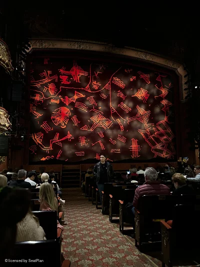 Lyceum Theatre Stalls P33 view from seat photo