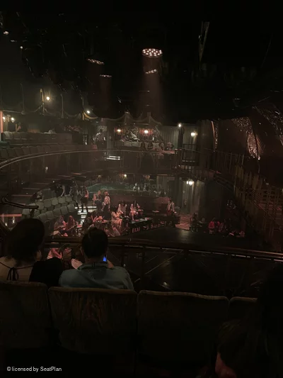 Hippodrome Casino Upper Level Raised Seating3 view from seat photo
