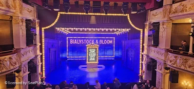 Garrick Theatre Dress Circle B14 view from seat photo