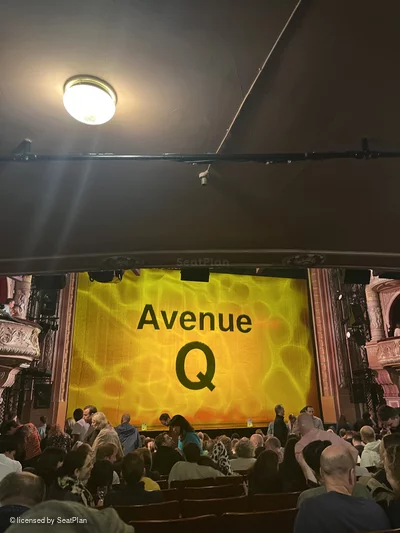 Shaftesbury Theatre Stalls T27 view from seat photo