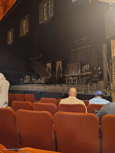 Barrymore Theatre Orchestra D12 view from seat photo