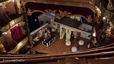 Apollo Theatre Balcony E7 view from seat photo