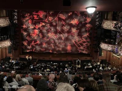 Lyceum Theatre Royal Circle L24 view from seat photo