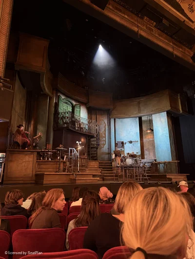 Walter Kerr Theatre Orchestra H7 view from seat photo