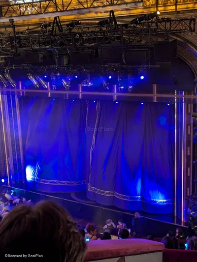 Lena Horne Theatre Rear Mezzanine J10 view from seat photo