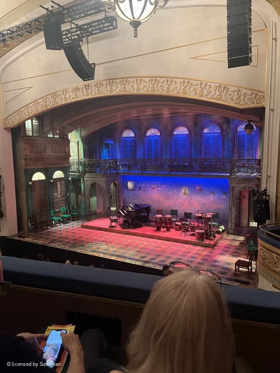 Gerald Schoenfeld Theatre Mezzanine B10 view from seat photo