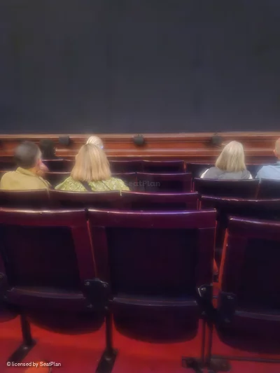 Apollo Theatre Stalls F13 view from seat photo
