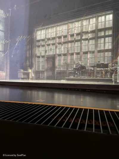 Neil Simon Theatre Orchestra BB6 view from seat photo