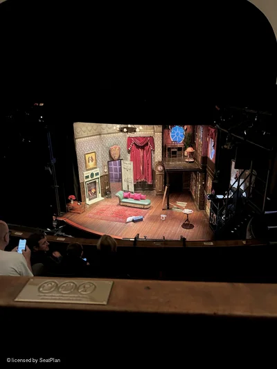 Duchess Theatre Dress Circle E1 view from seat photo
