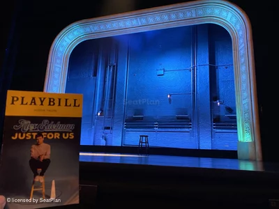 Hudson Theatre Orchestra B113 view from seat photo