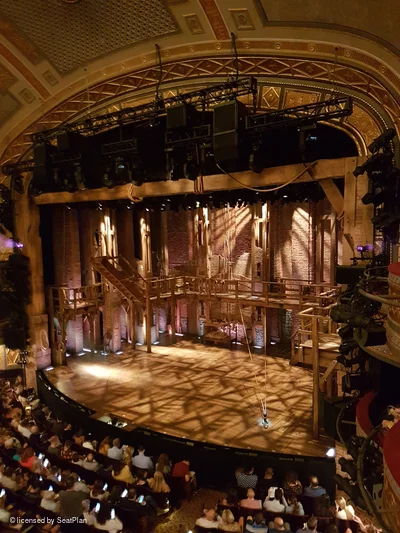 Richard Rodgers Theatre Front Mezzanine A22 view from seat photo