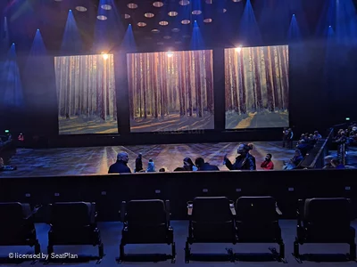 ABBA Arena Block H B19 view from seat photo