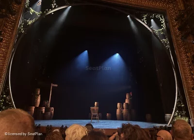Theatre Royal Haymarket Stalls F13 view from seat photo