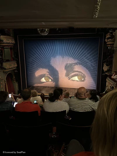 Aldwych Theatre Dress Circle G7 view from seat photo