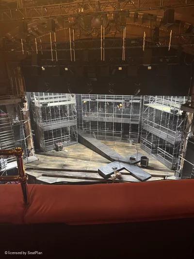 London Palladium Grand Circle B20 view from seat photo
