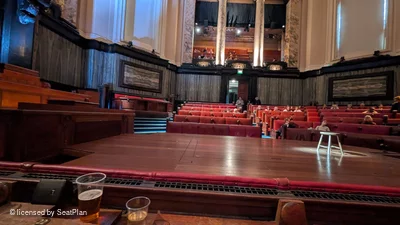 London County Hall Courtroom Stalls B22 view from seat photo