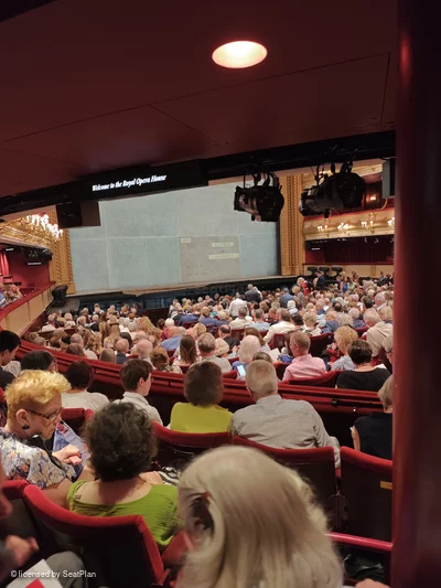 Royal Opera House Stalls Circle D15 view from seat photo