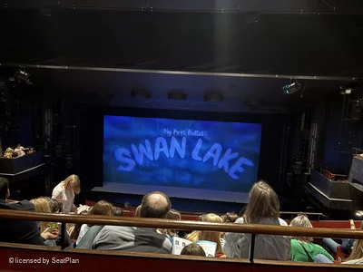Peacock Theatre Dress Circle E13 view from seat photo