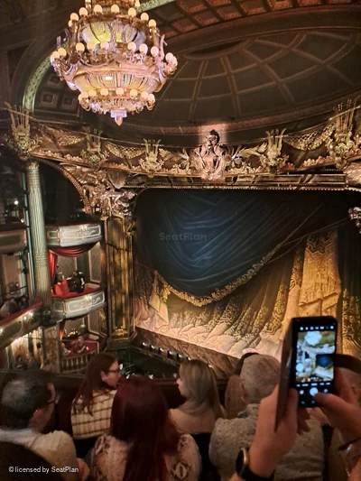 His Majesty's Theatre Grand Circle D10 view from seat photo