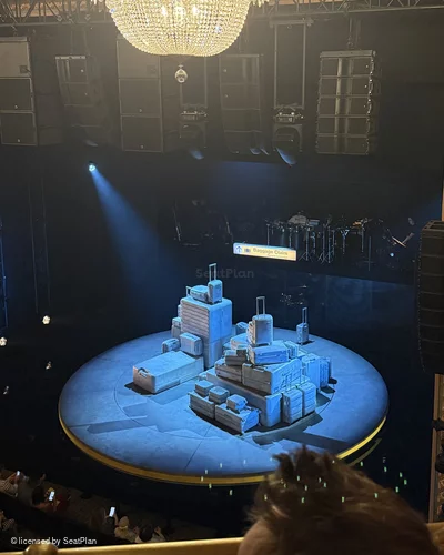 Longacre Theatre Balcony B9 view from seat photo