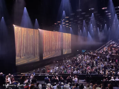 ABBA Arena Block F M10 view from seat photo